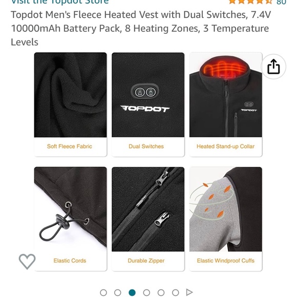 Heated Vest 2XL - Picture 3 of 9